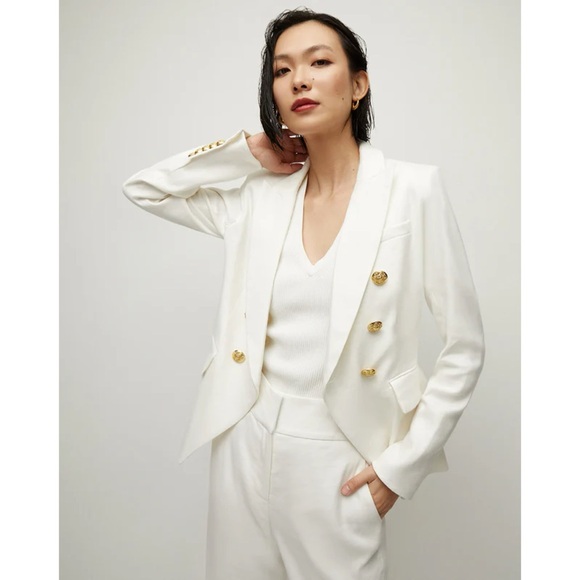 Veronica Beard Miller Linen Blazer - Picture 8 of 8
